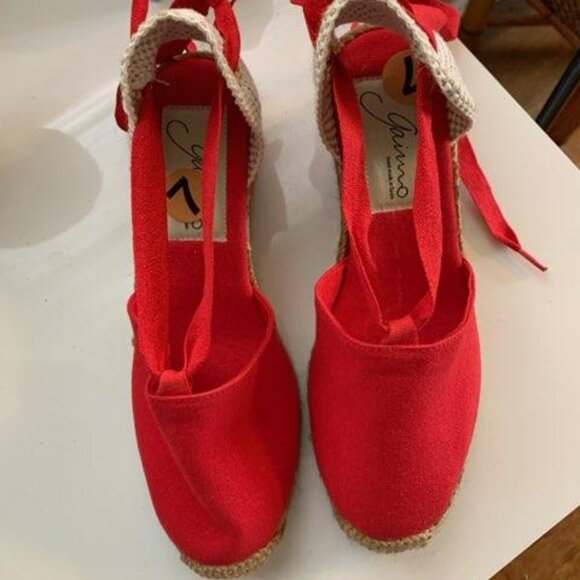 Gaimo Canvas Lace up Espadrilles - Picture 2 of 9